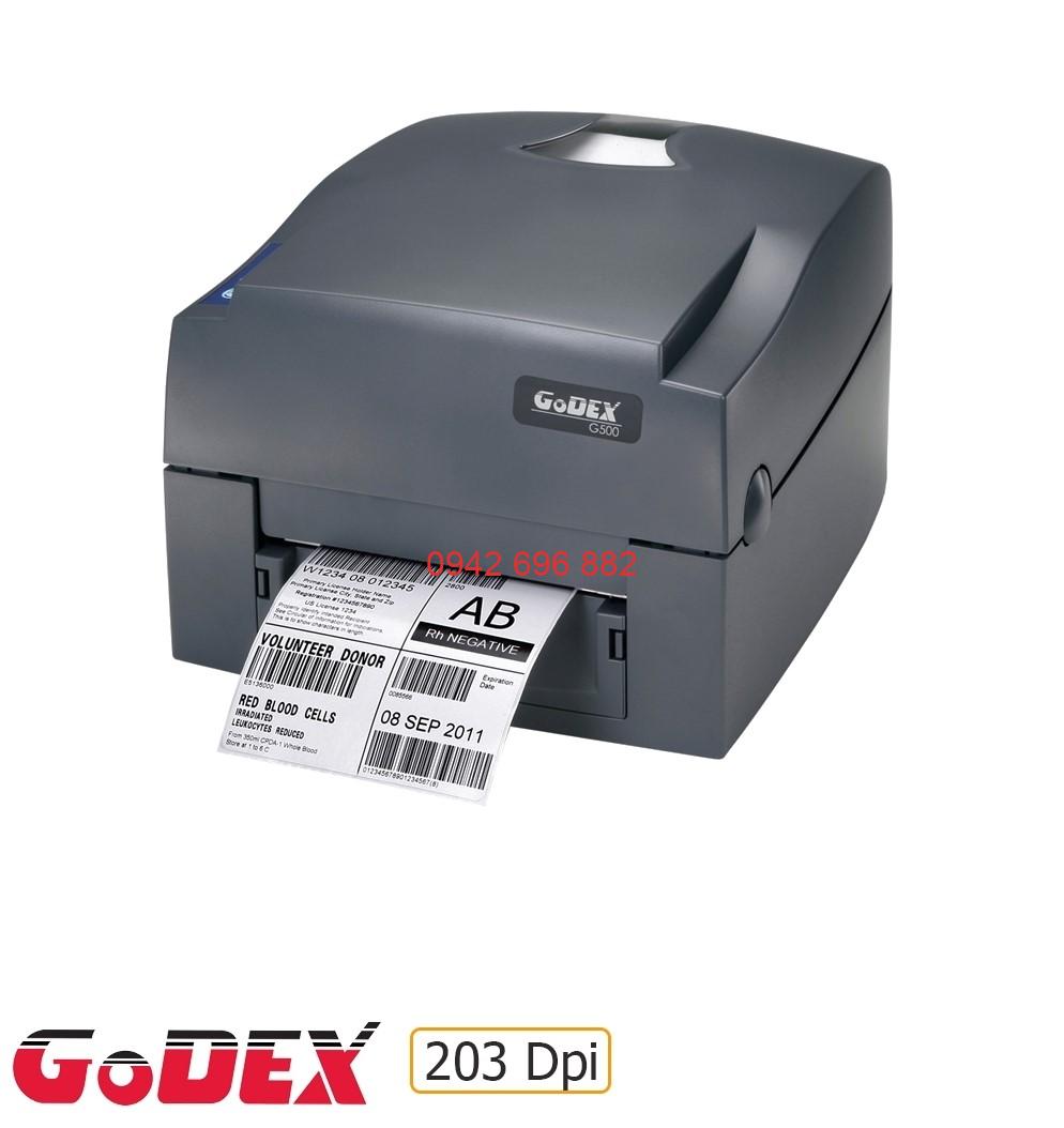 May In Tem Nhan ma vach Godex G500 May In Tem Nhan mã vạch Godex G500